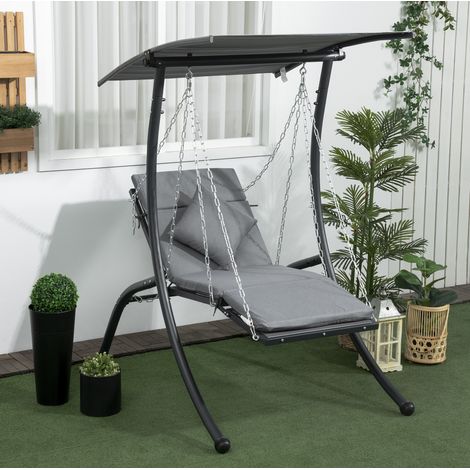 fauteuil salon relax inclinable acier gris fonce OKMYHOME (1/3)