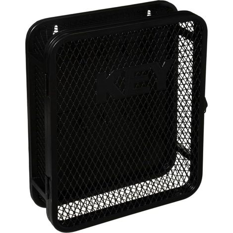 Boîte à clés murale en métal – 26 x 32 x 8 cm – Noir – Design épuré et sécurisé – Idéale pour entrée ou bureau (1/3)