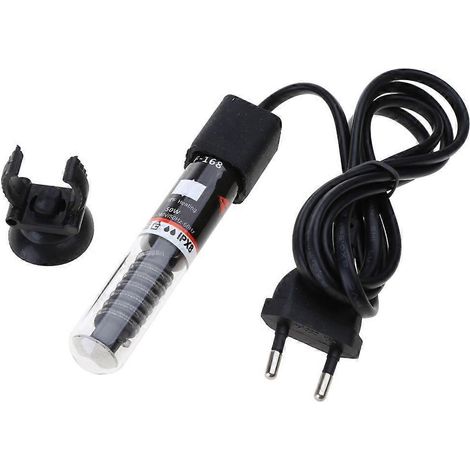 Tube chauffant en quartz pour aquarium avec ventouse, antidéflagrant, tige chauffante automatique - 50 W - UE (1/4)