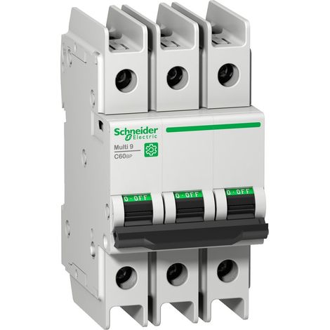 Interruptor automático C60N SCHNEIDER 3 polos 20A 400V tipo C UL489
