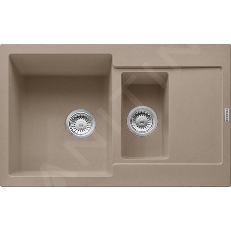 Franke Maris - Évier en fragranit MRG 651-78, 780x500 mm, cachemire 114.0494.647 (1/3)