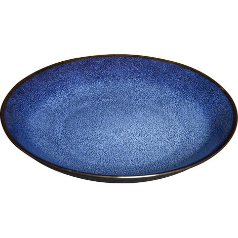 Assiettes Creuses Luna Bleu Nuit 205 mm - Lot de 4 - Olympia