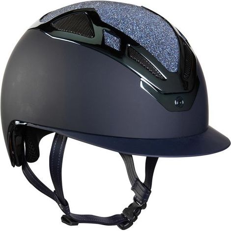 Casco equitazione Suomy apex swarovski blue navy: 55 cm, Blu