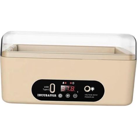 Couveuse Oeuf Automatique 6 Oeufs - montée en température stable et contrôle de la température - retournement automatique des ufs (1/4)