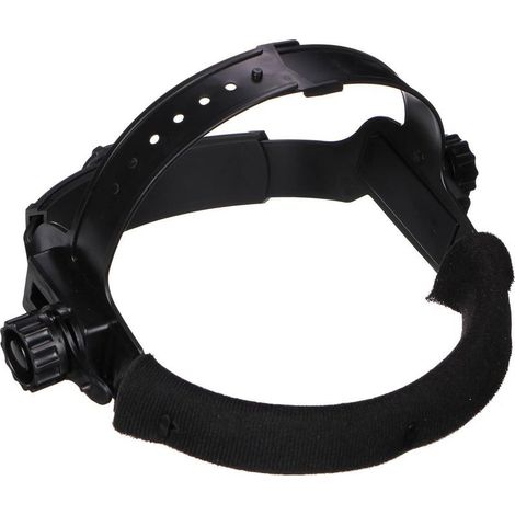 1 Schweißerstirnband – Schweißhelm – Verstellbares Ersatzteil für WIG- und MIG-Schweißen – Gesichts- und Augenschutz – Schwarz – 14 x 21,5 x 24 cm (1/5)