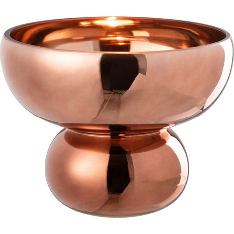 Photophore Design Bol "Cléa" 23cm Brun (1/4)