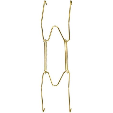 Support Assiette,Porte Assiettes Muraux Invisibles Supports d'affichage de Vaisselle Décoratifs Cintres de Plaque Forme de W au Mur 10 Pouces (1/5)