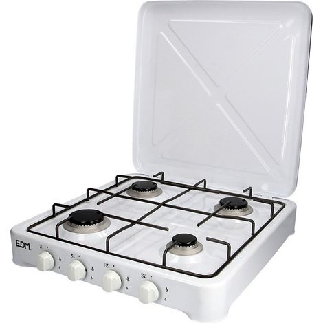 Cuisiniere A Gaz Emaille 4 Feu 50x50x12cm Edm (1/3)