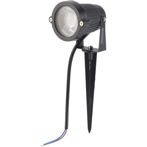 Projecteur LED 6W RGB étanche pour pelouse et jardin, rond, à encastrer, prise de terre, 110V (1/5)