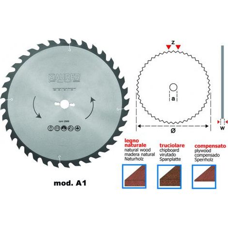 LAMA WIDIA PER SEGNA CIRSOLARE LAMA PER LEGNO Ø 160 MM DENTI 24 FORO 30 (31313) (1/2)