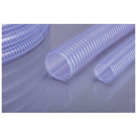 Tuyau aspiration APDatec 27transp. 38x4,5mm 25m (1/2)