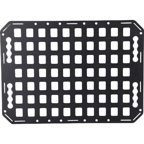 Panneau Molle pour lit de camion, 533x390x2mm, multifonctionnel, haute dureté, en aluminium, montage sur Rail en L, stockage d'outils de chargement (1/5)
