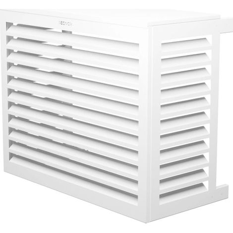 Cache unité extérieure en aluminium blanc taille XS - DECOCLIM-23AXS9010