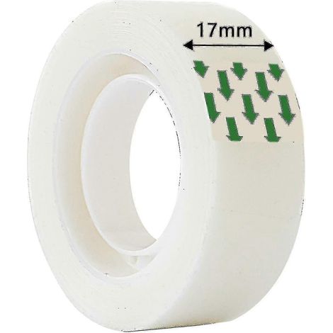 Recharges de ruban adhésif invisible pour distributeur : 12 rouleaux de ruban transparent de 1,8 cm de large (1/4)