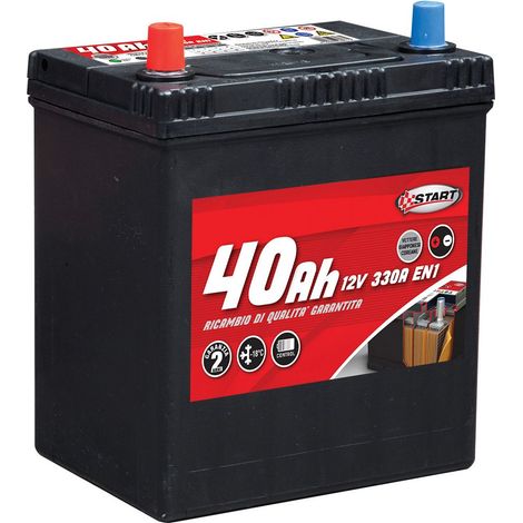 Batteria Auto 40AH per vetture giapponesi-coreane polo sinistro  J37