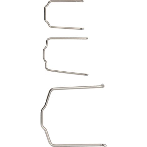 Decdeal 3pcs tuyau de radiateur retenue printemps 154 23 pour e39 e38 e60 e90 745li x5 e46 325i 328i m3 540i 740il 740i