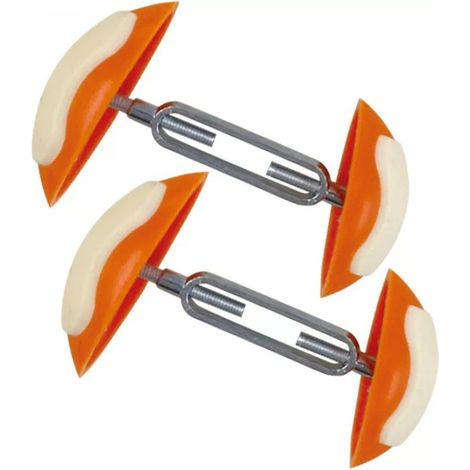 Extenseur Chaussures - Réglable 7 À 12 Cm - Antidérapant Acier ABS Zinc - Pour Baskets Talons Hauts Bottes - Lot De 2