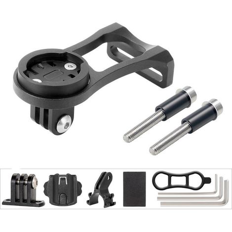Extensión para ciclocomputador, soporte para manillar de bicicleta, negro (1/4)