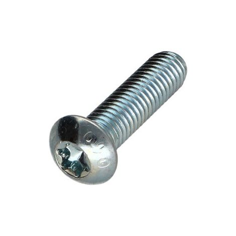 Vis métaux Tête bombée TORX T40 M8X30 Classe 10.9 Acier zingué