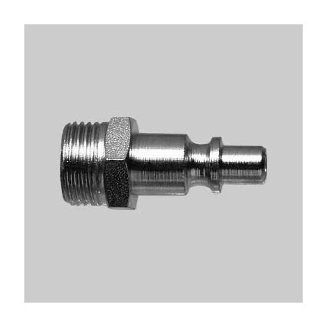 Innesto rapido maschio 1/4" conf. da 10 pz