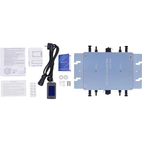 Onduleur solaire, technologie MPPT, dissipation de chaleur, Bleu (1/2)