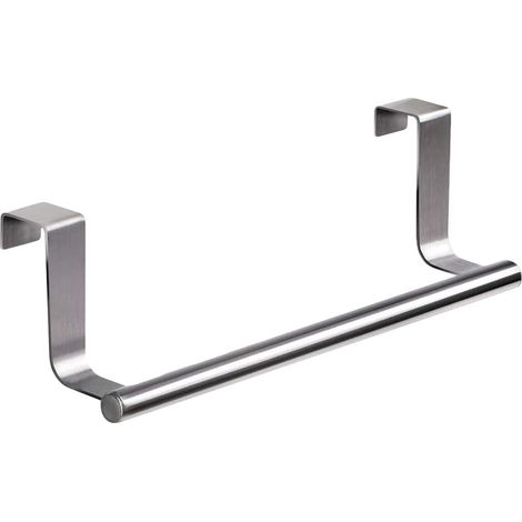 1 Porte Torchons, Acier Inoxydable, Sans Perçage, Diamètre 2cm, Pour Cuisine Salle De Bain (1/5)