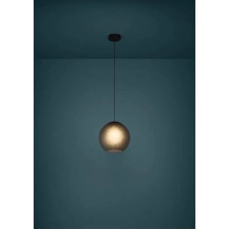 [GEBRAUCHT] B-Ware Eglo Pendelleuchte Hängeleuchte Glas Grau Matt Arangona Wohnzimmer Esszimmer