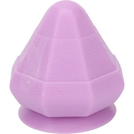 Cône de massage vibrant anti-douleur portable, libération myofasciale, boule de relaxation ventouse violette (1/5)