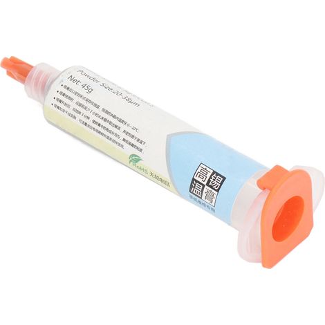 Pâte à souder haute température en tube d'aiguille, anti-dessèchement, 217 °C, flux de soudure pour réparation de téléphones portables, 45 g (1/5)