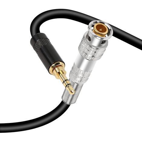 Câble Audio Coaxial BNC Mâle vers 3,5 mm Mono - 0,5 m (1/5)