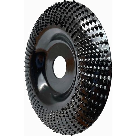 Disque de ponçage pour bois 125 mm, pour matériaux abrasifs grossiers, disque de sculpture sur bois adapté aux meuleuses d'angle de 125 à 135 mm