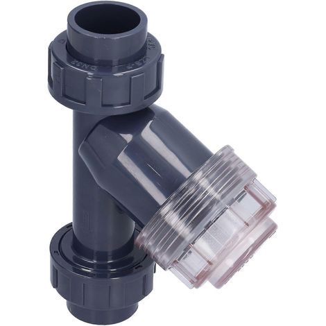 Filtre à goutte-à-goutte de type Y, régulateur de pression pour l'irrigation, 40 mm, pour aquariums et industrie chimique. (1/5)