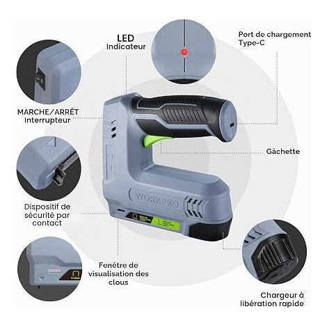 3.6V 2-in-1 Wireless Stapler Staples (1/4)