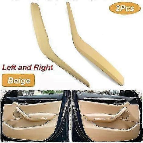Convient aux BMW X1 E84 2010-2016 - Cache de poignée de porte intérieure - Poignées de porte intérieures - Beige - Lot de 2 (1/4)