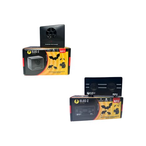 RP1 + RP2 PACK ULTRASONS Anti Chauves Souris Insectes Rongeurs Cafards Araignées Tiques Puces (1/5)