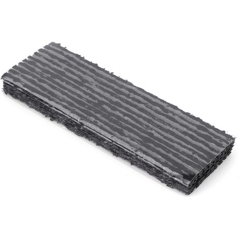 50 mèches de réparation pour pneus tubeless, 200 x 3 mm, noires, pour réparation de crevaisons de voitures et motos (1/5)