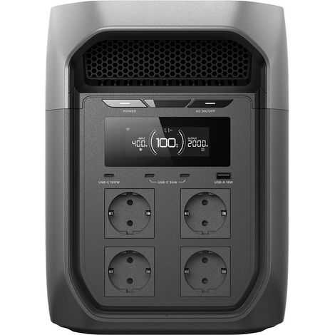 EcoFlow DELTA 3 Max Tragbare Power Station Lithium-Eisen-Phosphat (LiFePO4) 20,3 kg (1/4)