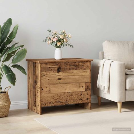Cassa di stoccaggio Legno antico 60 x 40 x 50 cm vidaXL