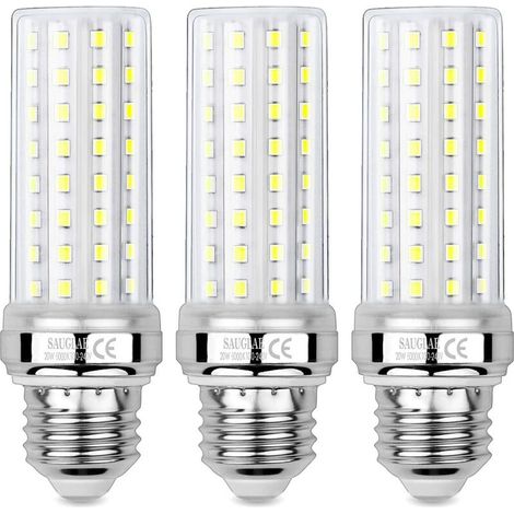VURAHOME - Ampoules de Mas LED 20W, équivalent 150W Ampoule Incandescente, 6000K Blanc Froid, Ampoules à E27 Vis Edison, 3 Pièces (1/5)