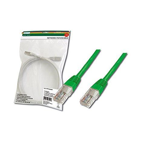 RJ45 Cat5e UTP CCA 0,5m VERDE RJ45 Cat5e UTP CCA Patch Cord (1/5)