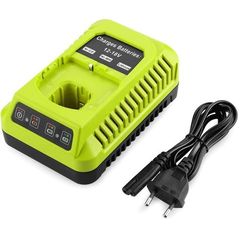 RYOBI 12V-18V P117 P108 Replacement Charger for Lithium-Nickel Battery, 3A Fast Charger MUMU (1/4)