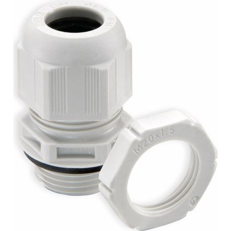 WISKA Kabelverschraubung, 10066527, ESKV-SET 25, M 25x1,5, metrisch, Lichtgrau