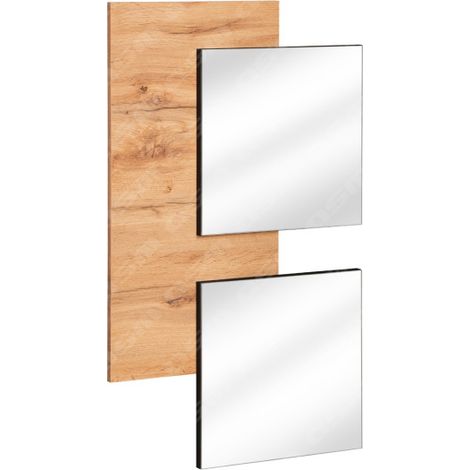Panneau mural avec miroirs "Easy" - Type 01 - Beige - L 60 x H 100 x P 4 cm - Livraison gratuite (1/2)
