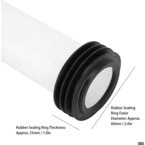 Tuyau de chasse d'eau - - Standard - Polypropylène - Ø int. 50 mm - Compatible siphon mural (1/4)