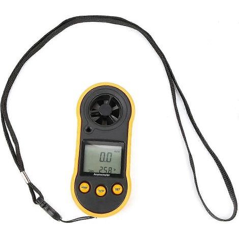 Anémomètre numérique portable pour la mesure de la vitesse du vent et de la température