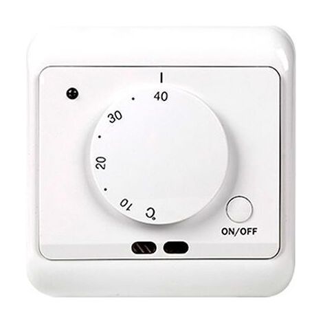 Fußbodenheizungsthermostat, AC 230 V 50/60 Hz 16 A Fußbodenheizungs-Temperaturregler mit Sensorthermostat Heiz- und Kühlsteuerschalter