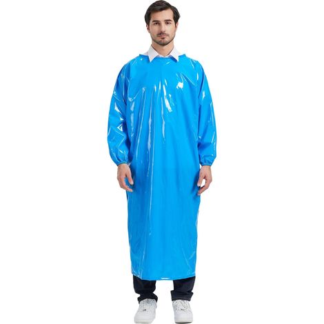 Tablier de travail Tablier de chef Tablier imperméable Tablier TPU Toilettage des animaux de compagnie Manches longues Tablier de (1/4)