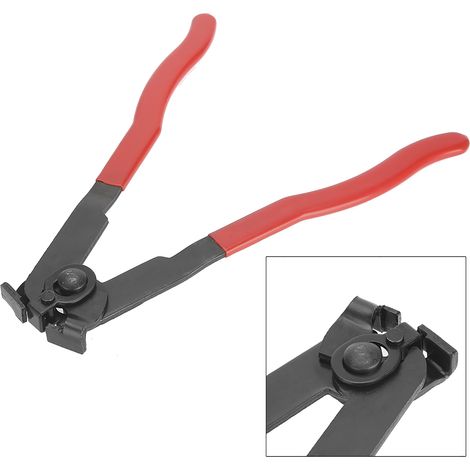 Pince à collier de flexible pour soufflet de joint homocinétique, outil de pose de durites de refroidissement et carburant, type oreille, robuste. (1/5)