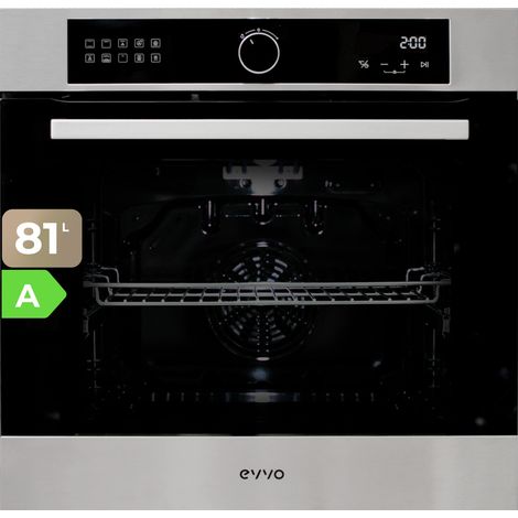 EVVO Horno Eléctrico Empotrable - Eficiencia A, 81 L de Capacidad, Función Airfryer, 10 Programas, Temporizador, Display Digital (1/5)