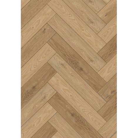 Échantillon de panneau vinyle Mexen Sunset Hills chevron 635 x 127 mm SPC 6,5 mm, sous-couche 1,5 mm, 4 V-Joint, Chêne - F1170- (1/2)